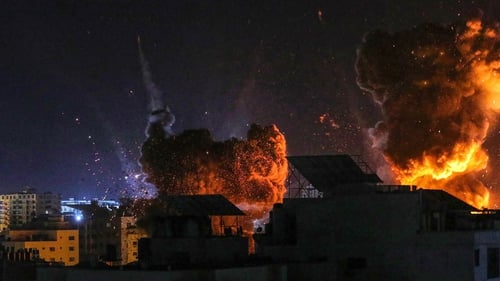 Israel's bombing campaign has killed 217 Palestinians, including 63 children, and wounded more than 1,400 people in just over a week in the Hamas-run enclave, according to Gaza's health ministry