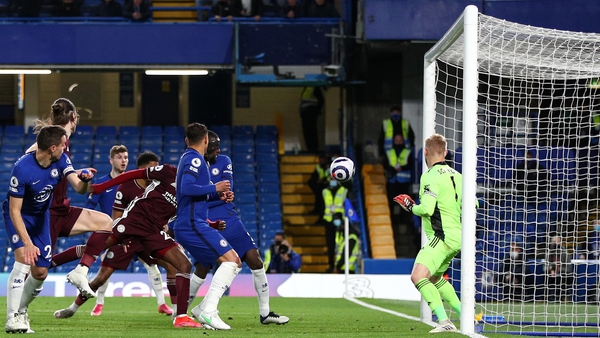 A masked Antonio Rudiger opens the scoring at Stamford Bridge