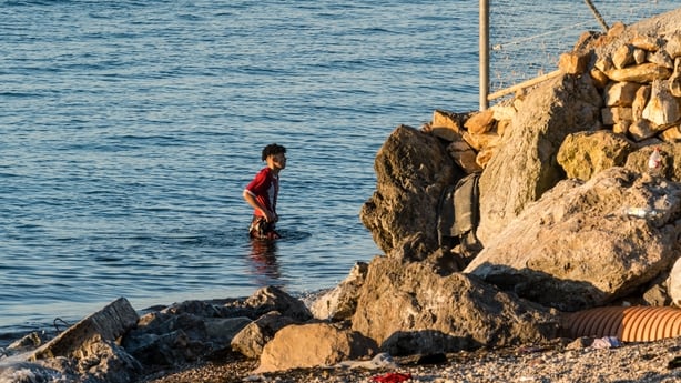 Los inmigrantes son altos en la frontera entre España y Marruecos