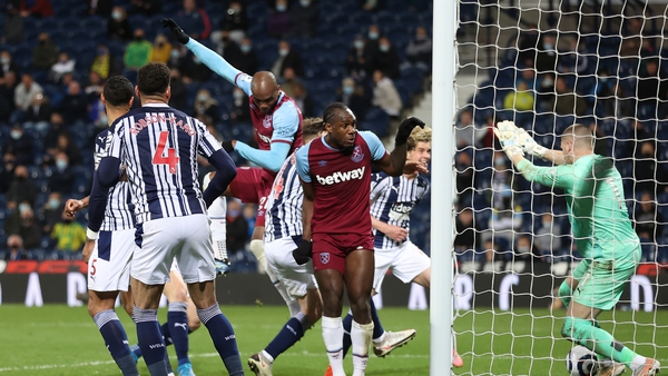 Angelo Ogbonna with West Ham's second