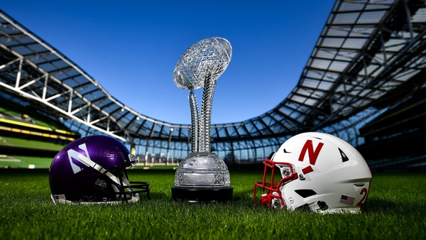 Northwestern and Nebraska are set to meet at the Aviva Stadium