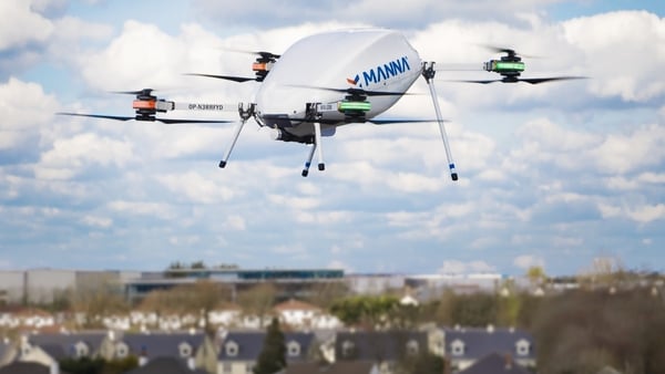 Manna Aero was the first company to apply for a LUC after their recent trials of drone delivery services in rural Ireland