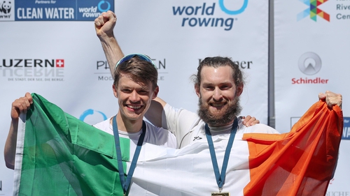 Fintan McCarthy and Paul O'Donovan took gold in the Lightweight Men's Double Sculls A Final