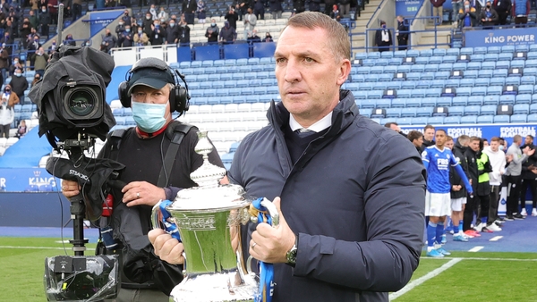 Brendan Rodgers led Leicester to the FA Cup in 2021