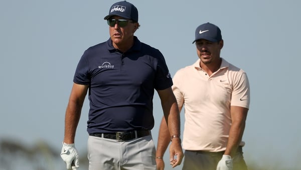 Koepka (R) set to join Phil Mickelson on the Saudi Arabia-backed LIV Golf Invitational Series