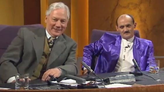 Gay Byrne and Brendan O'Carroll on The Late Late Show (1996)
