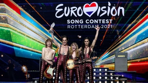 Italian act Maneskin won the 2021 Eurovision in Rotterdam