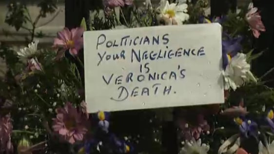 Public outrage over Veronica Guerin's murder, 1996.
