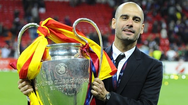 Pep Guardiola last won the Champions League with Barcelona in 2011