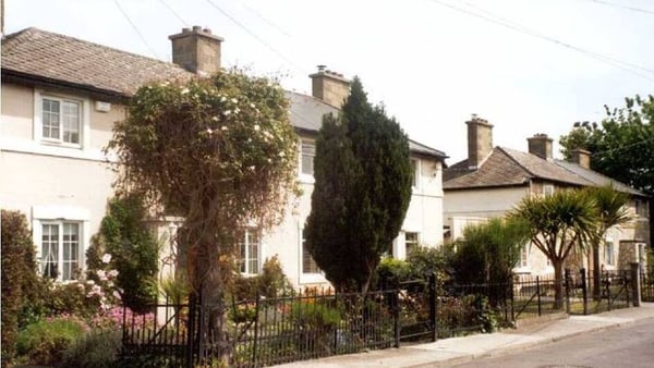 Some of the houses built by Rev David Hall and the St Barnabas Public Utility Society in Dublin's East Wall. Photo: Ruth McManus