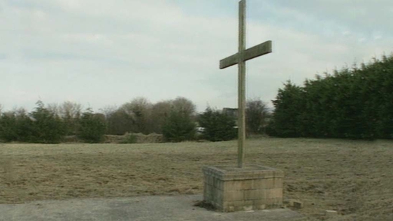 Cemetery controversy in Castletownroche, County Cork, 1996.