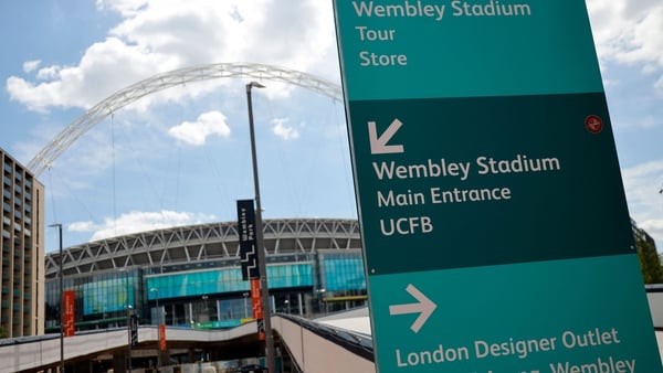 UEFA are hoping that foreign spectators, without the need for a lengthy quaratine, can attend the Wembley knockout games
