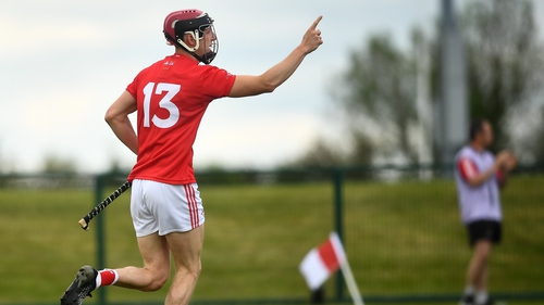 Paul Matthews scored two goals for Louth as they confirmed promotion from 3B with victory over Fermanagh