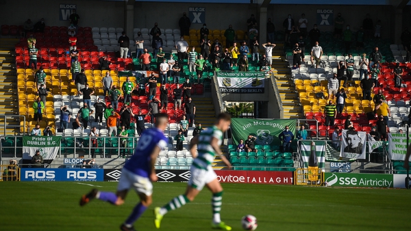 Fans were back at Tallaght Stadium on Friday night