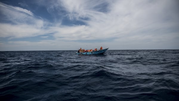 A boat photographed last year between Libya and Europe