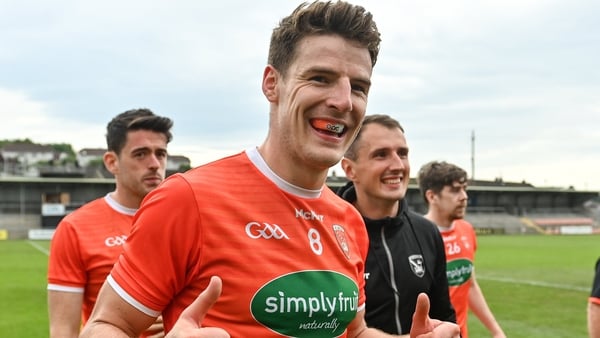 Niall Grimley is all smiles after Armagh secured their top-flight status