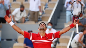 It's a second title at Roland Garros for the Serb