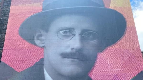 The mural is part of a broader initiative to raise awareness of the University at Buffalo's James Joyce Collection