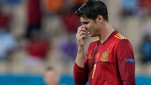 Alvaro Morata has found it hard to finish opportunities at the Euros