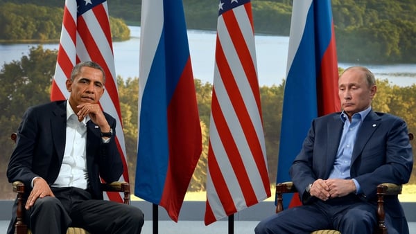 Vladimir Putin and Barack Obama came face-to-face at the G8 Summit at Fermanagh, Northern Ireland, in 2013
