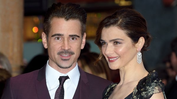 Colin Farrell and Rachel Weisz at a screening of The Lobster at the London Film Festival in October 2015