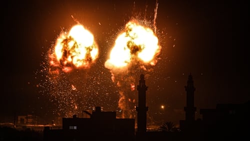 Israel launched a series of airstrikes on Gaza
