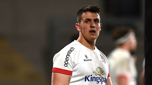 James Hume in action for Ulster in April