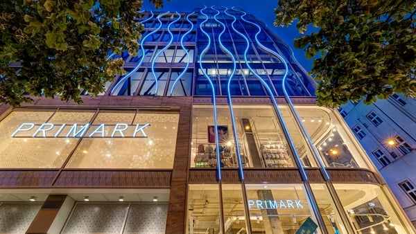 The new Primark store in Prague spans 49,800 square feet of retail space across three floors