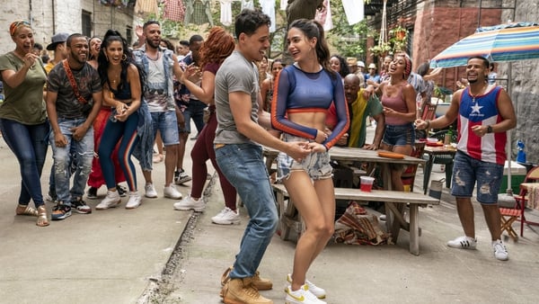 Anthony Ramos and Melissa Barrera in the all-dancing, all-singing In The Heights