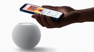 The HomePod mini has proximity sensors that makes it easy to control from your iPhone