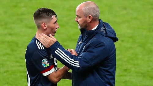 Steve Clarke was delighted with Billy Gilmour's performance against England