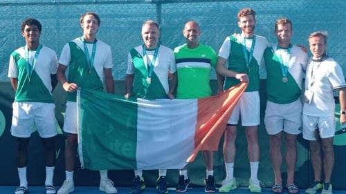 The Ireland team after Saturday's win