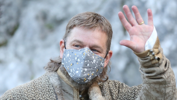 Matt Damon filming The Last Duel in Cahir, Co Tipperary in September 2020