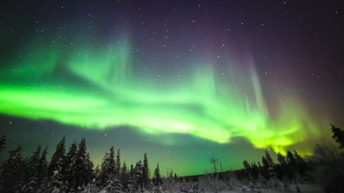 The aurora borealis, also known as the northern lights, may be visible from some Irish counties in the aftermath of a solar storm.