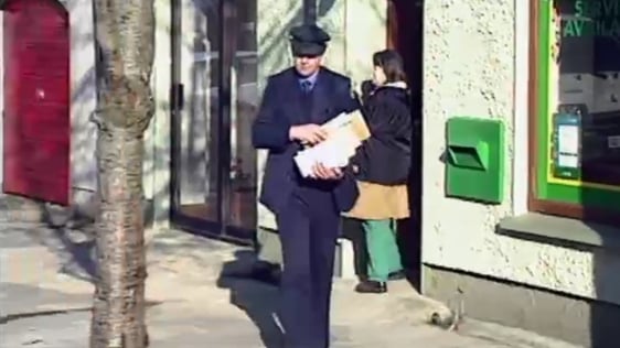 Ballymore Eustace post office in 2001.