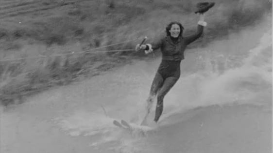 Agnes Bernelle at the Robertstown Grand Canal Festival, 1966.