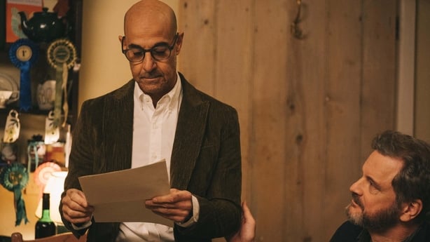 Stanley Tucci as Tusker and Colin Firth as Sam in Supernova (PA Photo/StudioCanal)
