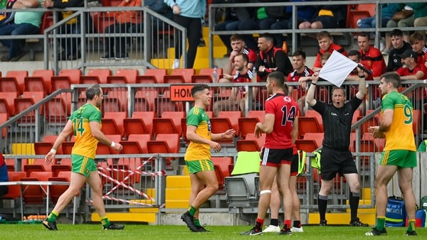 The Donegal captain was substituted in the first-half against Down with what appeared to be a hamstring issue during his side's 2-25 to 1-12 victory on Sunday