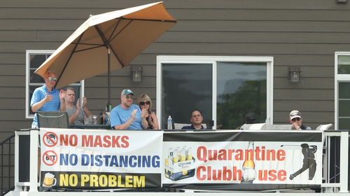 Fans watch the action at last year's 3M Open in Minnesota