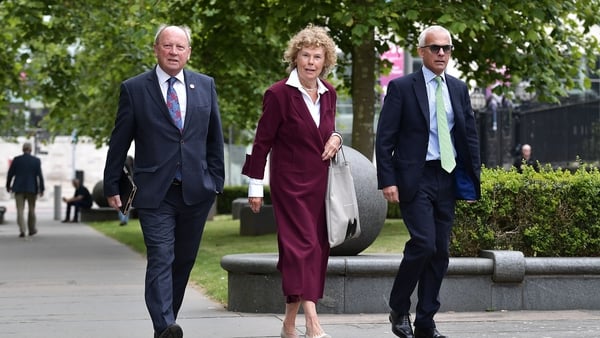 Jim Allister, Kate Hoey and Ben Habib pictured arriving at the High Court in Belfast last year