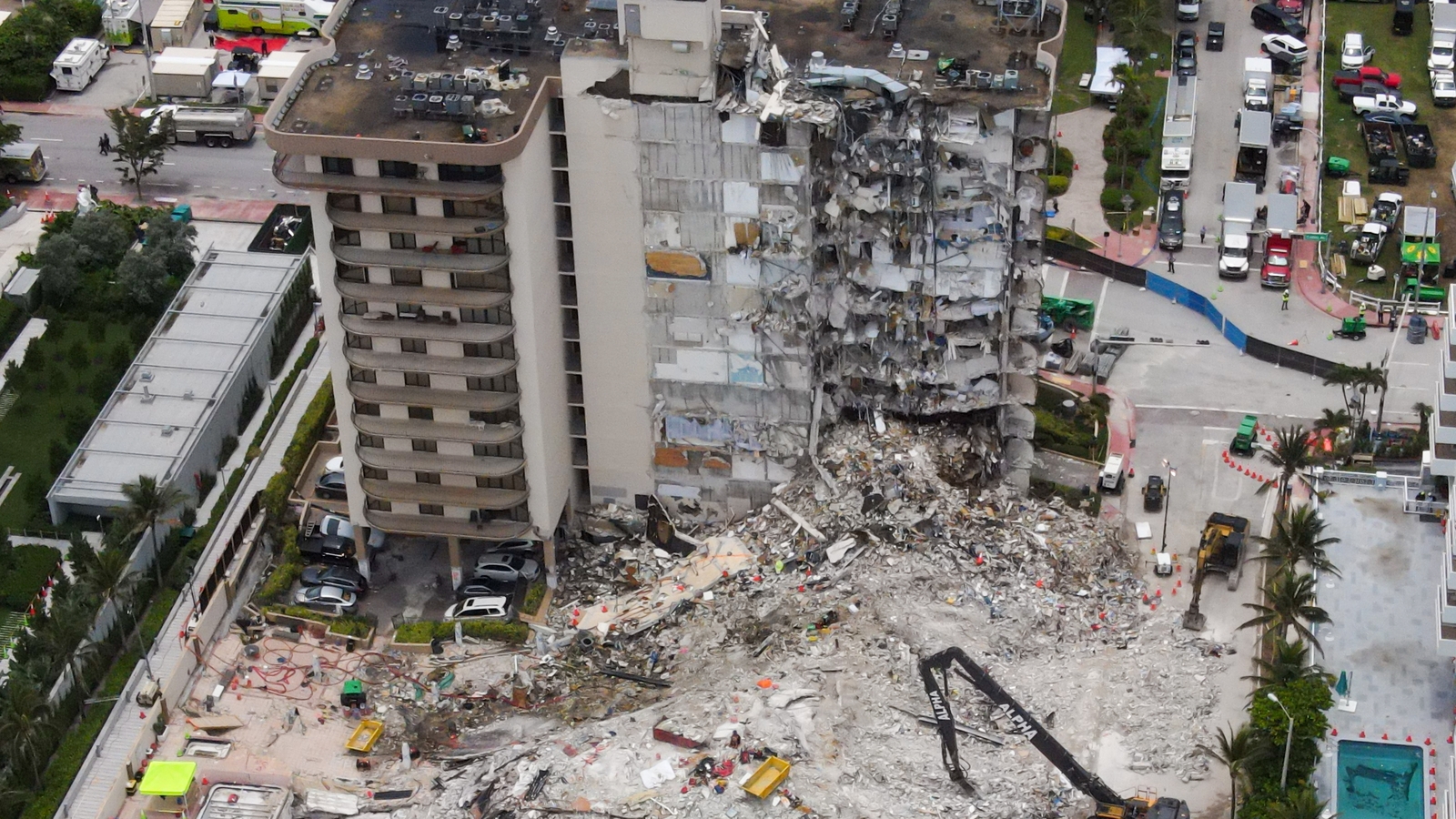 Demolition of collapsed Miami building imminent