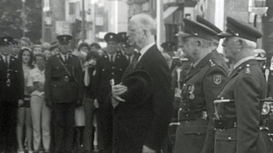 President De Valera attends Truce Commemoration Ceremony at The Mansion House, Dublin (1971)