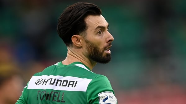 Richie Towell made his Rovers debut in a 3-1 win over his former team Dundalk