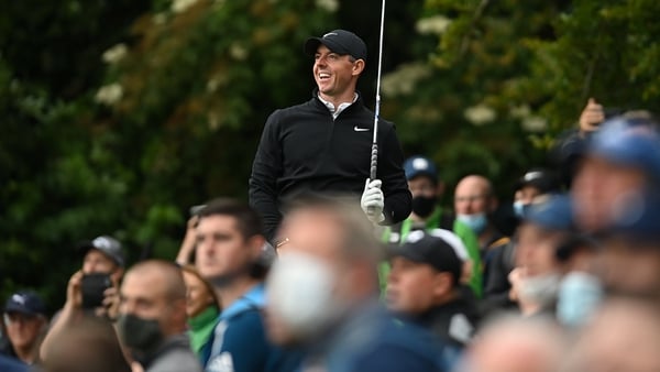 Rory McIlroy saw more of the course than he had hoped at the Thomastown track