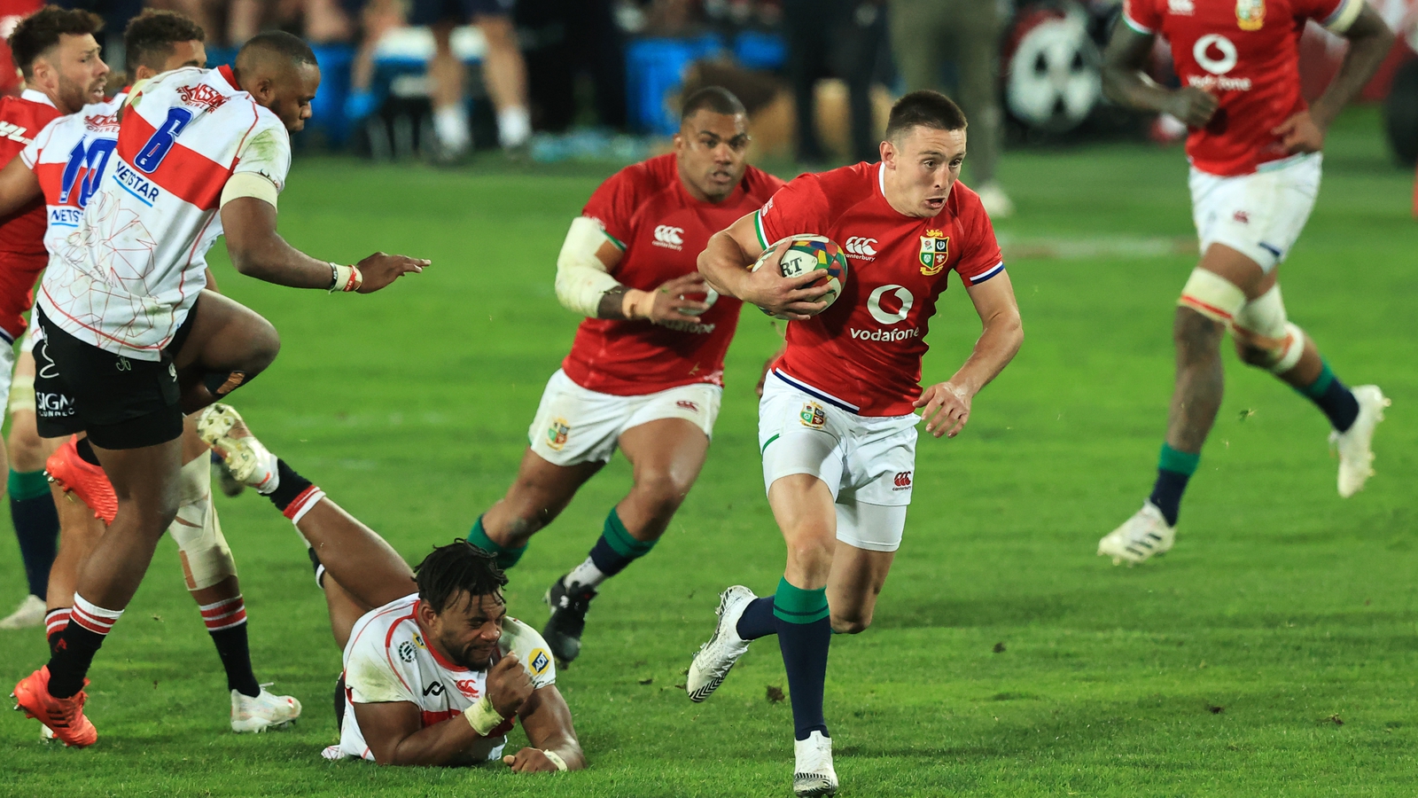 Adams Bags Four Tries As Lions Run Rampant In Opener 9298