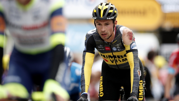 A battered and bruised Primoz Roglic has been forced to shift his focus to the Olympic Games