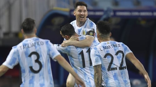 Lionel Messi is the top scorer at the Copa America with four goals