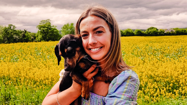 Getting a dog has made TV and radio host Bláthnaid Treacy's house into a home, she tells Andrea Byrne.