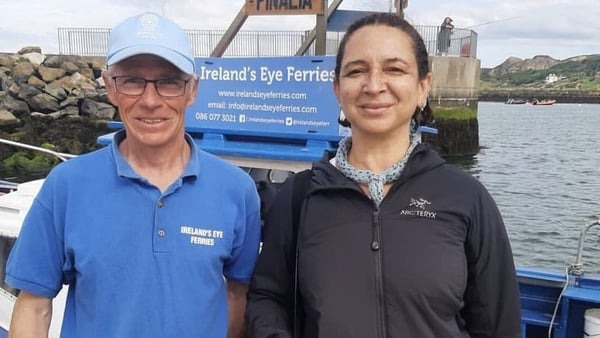 Maya Rudolph took a trip on Ireland's Eye Ferries, image via Ireland's Eye Ferries/Instagram