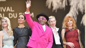 Spike Lee (centre) at Cannes